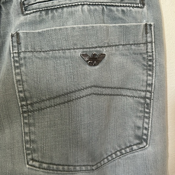 Emporio Armani Gray Straight Jeans Mens Size 30x32 - Picture 6 of 9